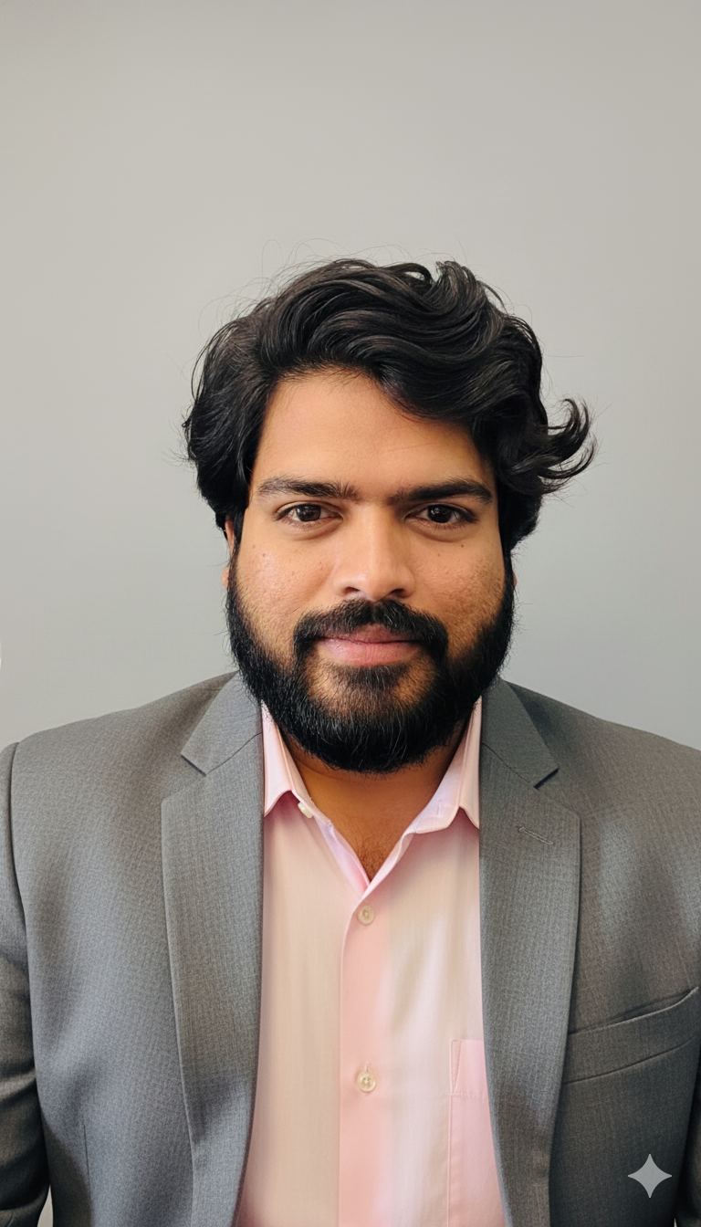 P Kishore Kumar - Professional photo of the Head of Marketing Co-founder